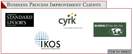 Click for details on our Business Process Improvement Clients